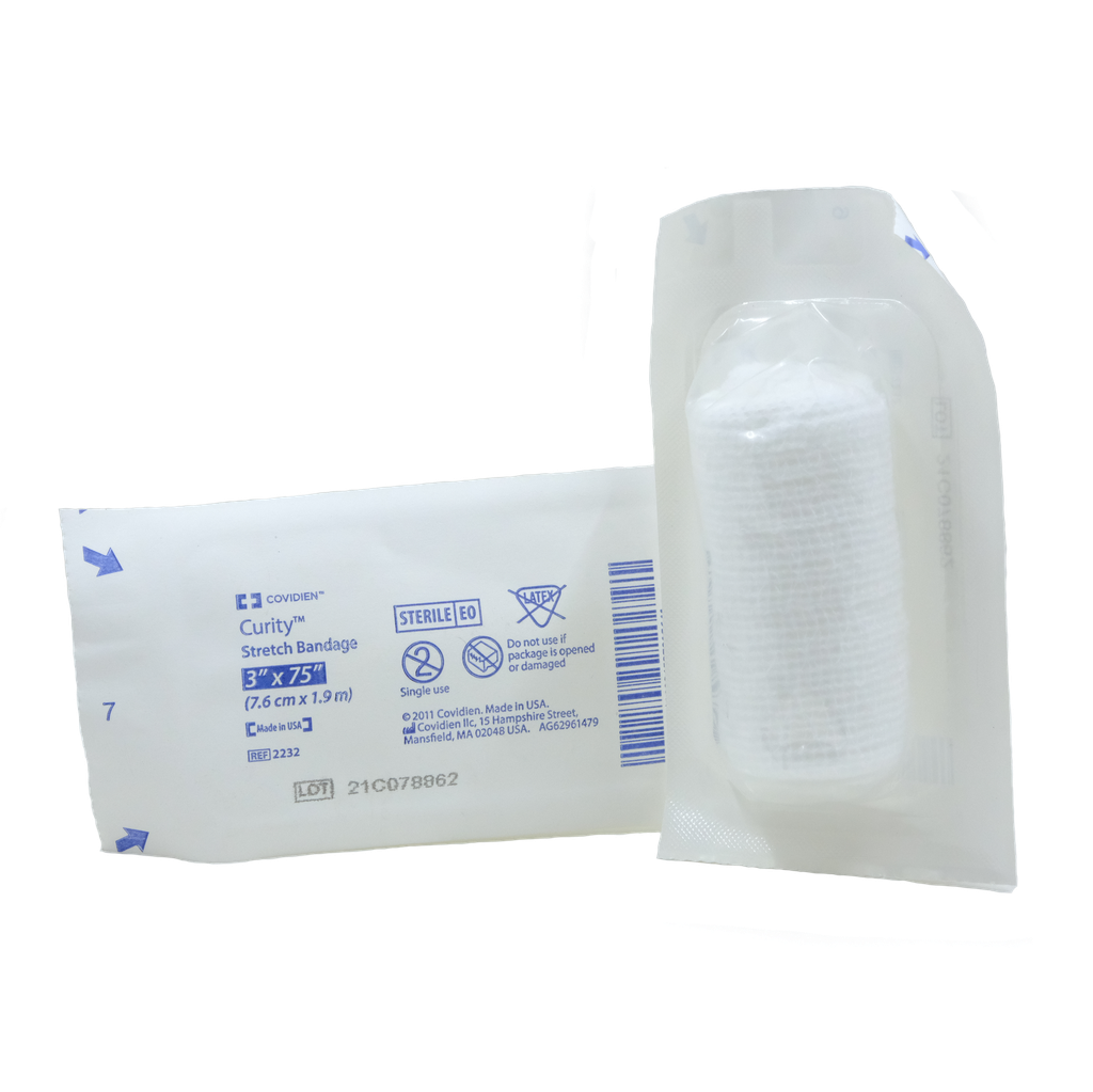 Roller Gauze, Sterile, 3x75in