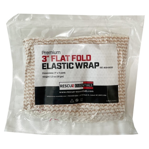 Flat Fold Elastic Wrap, 3in