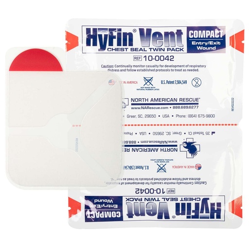 Hyfin Vent, Twin Pack Chest Seal